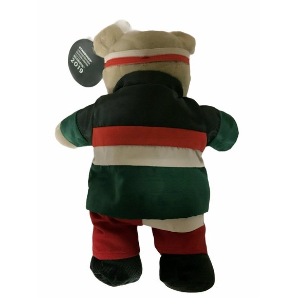 Set 2 Starbucks Bearista Christmas Bears Ski 10" - Picture 4 of 6